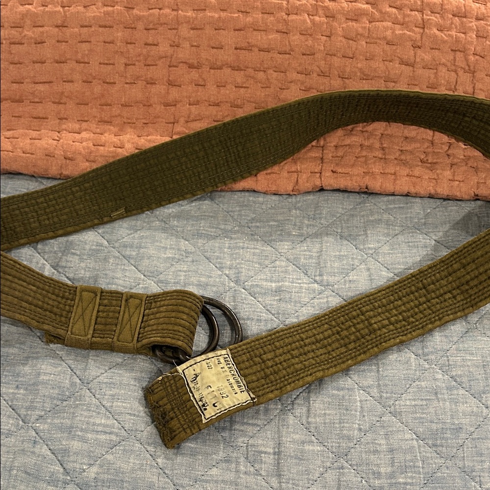 Abercrombie & Fitch Khaki Canvas Belt